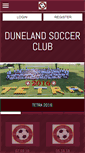 Mobile Screenshot of dunelandsoccer.org